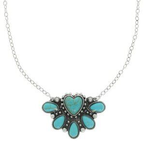 Western Jeweled Pendant Necklace